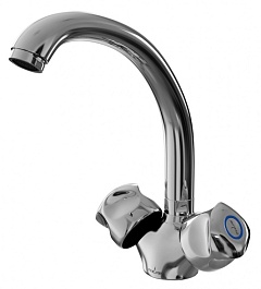 Mixline Смеситель для кухни 1/2 керамический ML01-03 хром – фотография-1