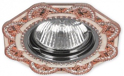 Feron Встраиваемый светильник CD2053 шампань, хром – фотография-1