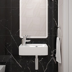 Teymi Раковина в туалет Hanna 45 T50901 левая – фотография-10