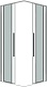 Grossman  Душевой уголок Galaxy 80x70x195 профиль хром стекло прозрачное – фотография-13