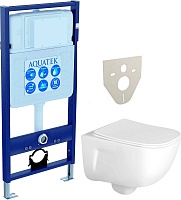 Aquatek Унитаз подвесной Дива AQ2012-00 в комплекте с инсталляцией Standard INS-0000012