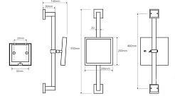 Bemeta Зеркало косметическое настенное с подсветкой 112101182 – фотография-2