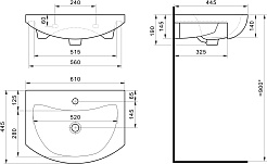 Sanflor Умывальник Балтика 60 – фотография-2