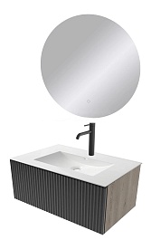 Зов Мебель для ванной Кито Флавио 80 подвесная лиони – фотография-1