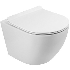 BelBagno Унитаз подвесной Sfera-Tor BB046CH-TOR/BB2111SC смыв TORNADO – фотография-1