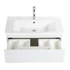 BelBagno Тумба с раковиной Albano-Cer 80 подвесная Bianco Lucido – фотография-5