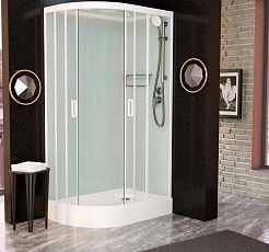 Frank Душевая кабина F418 R white с крышей – фотография-2