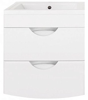 Style Line Тумба для умывальника Жасмин-2 60 Люкс белая