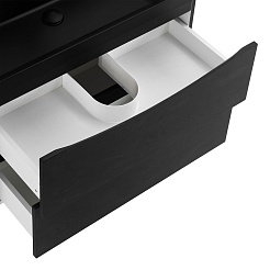 BelBagno Тумба с раковиной Marino 80 подвесная Rovere Cioccolato Amaro с раковиной 80/45 ART-AST-NERO – фотография-6