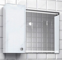  Зеркальный шкаф Nota 90 белый L – фотография-2