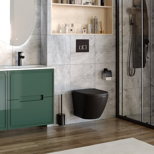 Taliente Унитаз Amato AM25010 Nero подвесной – фотография-2