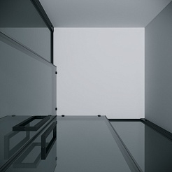 Grossman  Душевой уголок Cosmo 80x80x195 профиль черный матовый стекло тонированное – фотография-7