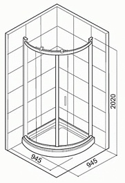 Appollo Душевой уголок TS-0515III L – фотография-2