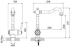 Iddis Смеситель для кухни Oldie OLDSBL0i05 – фотография-7