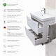 Vigo Тумба с раковиной Glem 800-0-2 белая – картинка-27
