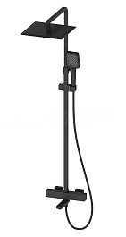 Oliveeka Душевая система D OL-739901-MB черная матовая – фотография-1