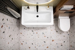 Vivon Тумба под раковину Atwood 70 подвесная белая матовая – фотография-6