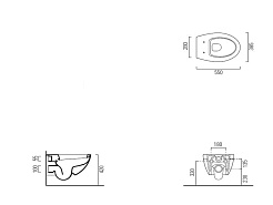 GSI Унитаз подвесной MODO 771211 – фотография-4