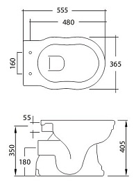 Cezares Унитаз приставной Royal Palace CZR-011 – фотография-3