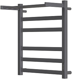 Point Полотенцесушитель электрический Меркурий П5 500x600 PN83856PGR с полкой графит – фотография-2