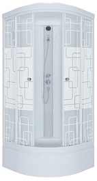 Triton Душевая кабина Стандарт В квадраты 90x90 – фотография-1