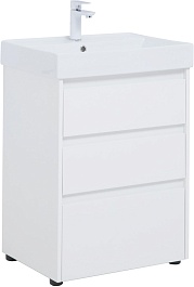 Aquanet Тумба под раковину Nova Lite 60 белая глянцевая – фотография-2