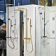 Paini Система душевая Dax-R 84PJ689TH с термостатом, брашированное золото PVD (PJ) – фотография-8