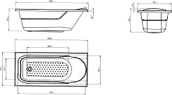 Poseidon Акриловая ванна Maya 150x70 – фотография-3