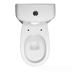 Керамин Унитаз-компакт Сити с мягким сиденьем, двойной спуск – фотография-3