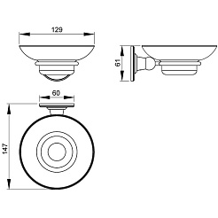Timo Мыльница Nelson 150021/00 – фотография-2