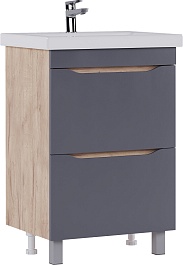 Vigo Тумба под раковину Wave 600-0-2 дуб золотой – фотография-1