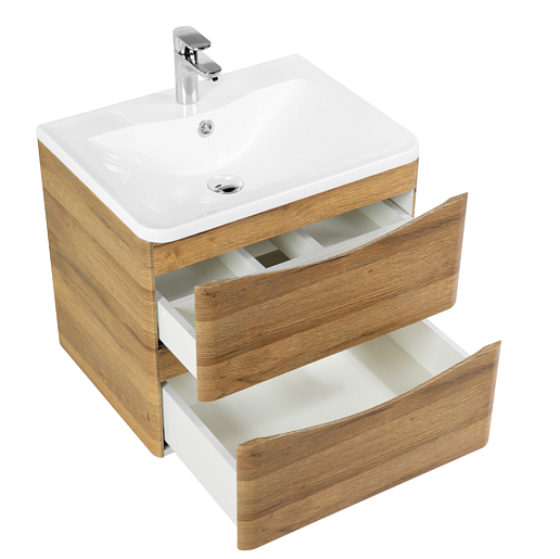 BelBagno Тумба с раковиной Acqua 70 подвесная Rovere Rustico – картинка-3