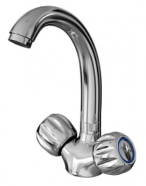 Mixline Смеситель для кухни 1/2 керамический ML02-032 хром – фотография-1