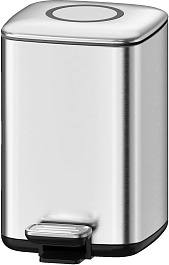 WeltWasser Ведро для мусора WW Wally MT 9L сталь матовая – фотография-1