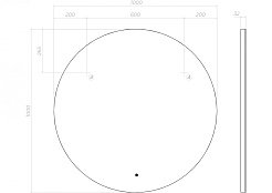 Vigo Зеркало Otti Classic 1000 – фотография-6
