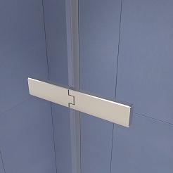 RGW Душевой уголок Stilvoll SV-040 100x90 профиль хром стекло прозрачное – фотография-4