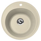 Florentina  Мойка гранитная Никосия круглая шампань