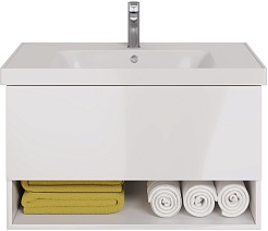 Dreja Мебель для ванной Perfecto 90 подвесная белая – фотография-6