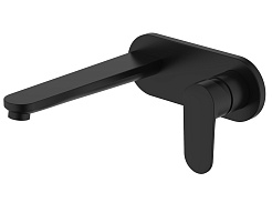 Aquatek Смеситель для раковины Ника AQ1813MB черный матовый – фотография-1