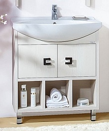 Бриклаер Тумба для умывальника Хоккайдо 75 светлая лиственница – фотография-1