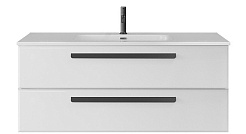 BelBagno Мебель для ванной Eco Cer-N 120 CZR-8095-120 bianco opaco ручки чёрные – фотография-2