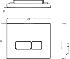 WeltWasser Инсталляция для унитаза Marberg 410 SE WT с белой глянцевой клавишей смыва – фотография-5