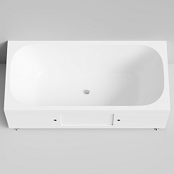 Водолей Экран под ванну двери купе 180 см белый – фотография-3