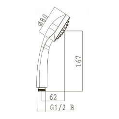Lemark Лейка для душа LM0211C – фотография-2
