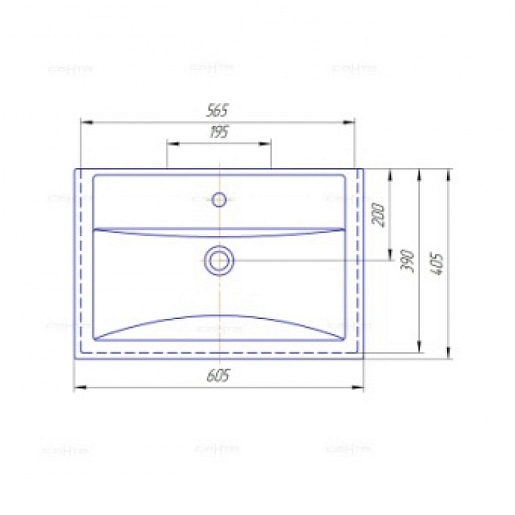СанТа Мебель для ванной Виктория 60 NEW напольная – фотография-8