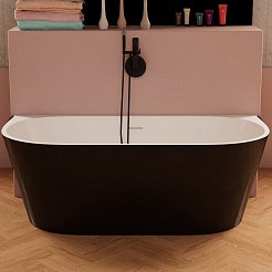 Frank Акриловая ванна 170x80 F6163 black/white – фотография-1