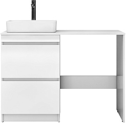 Vigo Мебель для ванной Urban 600-0-2 со столешницей под стиральную машину белая – фотография-4