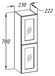 Opadiris Шкаф Мираж орех – фотография-2