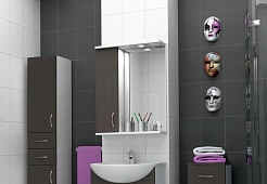 Какса-а Мебель для ванной Венге 60 L – фотография-4