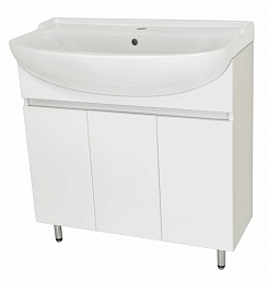 Misty Тумба с раковиной Амур 80 прямая – фотография-4